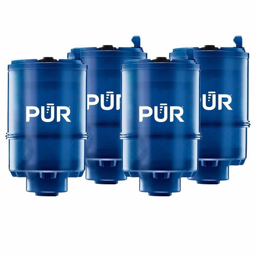 PUR MineralClear Faucet Filter Replacement 4pk Reduces Lead Mercury Odors